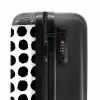 Ruwe stippen in rastervorm NBS - Handbagage koffer - Kinderen Unisex middel -slot
