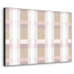 Ruitpatroon - Aardetinten - Minimalistisch Textielframe zwart klein 947 -3d