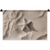 Strand - Zeester - Zand - Beige Wandkleed katoen klein -zz3d