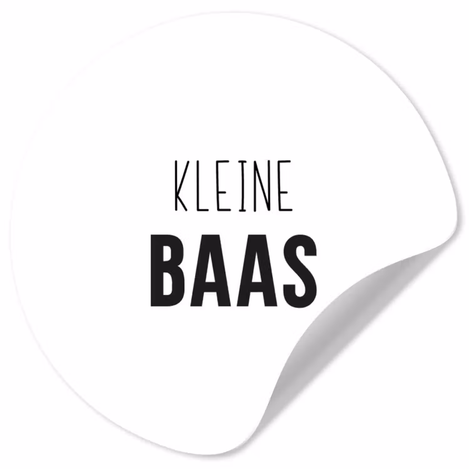 Behangcirkel - Spreuken - Kleine baas - Kinderen - Jongens - Quotes