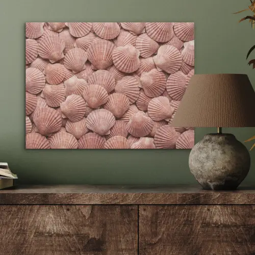 Schelpen - Patroon - Roze PET vilt klein -sfeer2