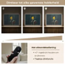 Koning - Portret - Druipende gele verf Light Box met batterij (Wandlamp) middel -USP_dimbaarNL