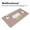 Focus - Vakken - Roze Muismat XXL klein -sfeer4