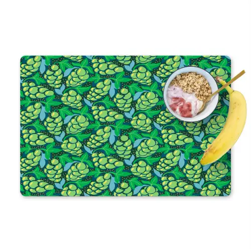 Druiven - Tros - Groen Placemat vinyl groot 368 -zzzproduct_Kitchenyeah-website