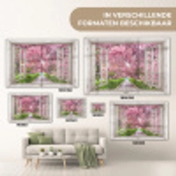 Japans - Sakura - Bloesem - Boom - Bloesem takken - Doorkijk plexiglas 5mm klein -sfeer7
