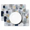 Abstract - Goud - Vormen Placemat vinyl groot -zzsfeer2_Kitchenyeah-website