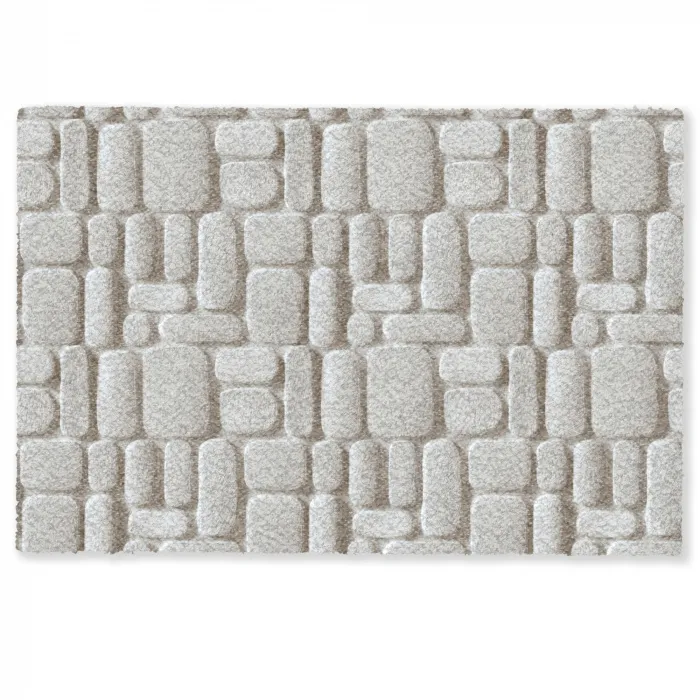 Reliëf - Structuur - Wit Deurmat klein 898 -zkaufland3d