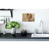 Vrouw - Goud - Abstract - Textuur Muursticker klein -keuken