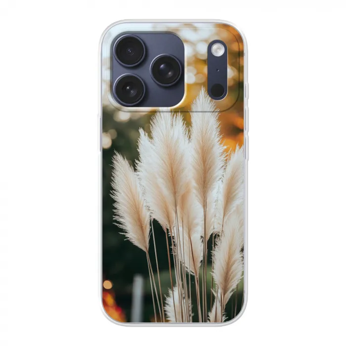 Pampasgras - Pluimen - Sierlijk Telefoonhoesje iPhone 17 Pro klein -3d