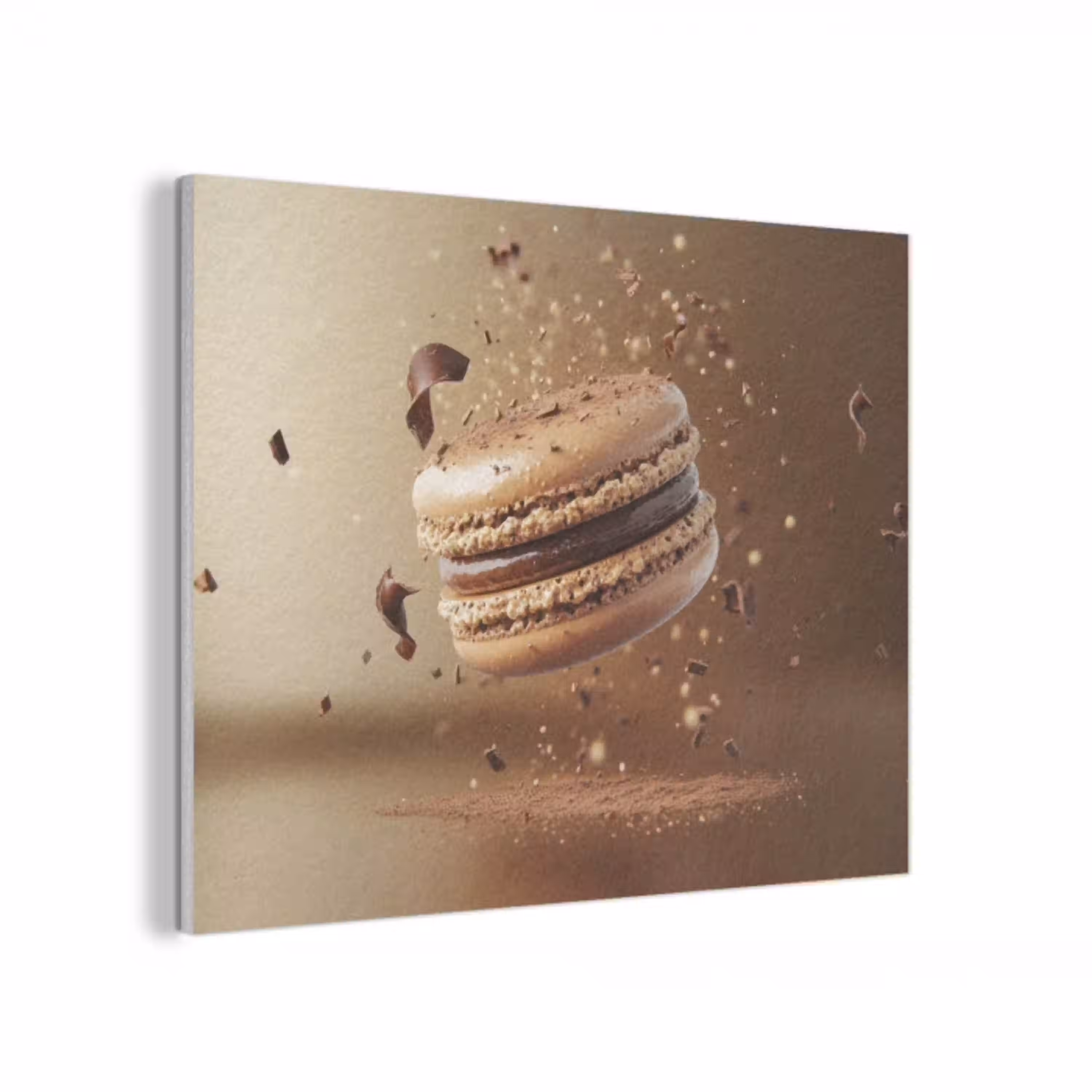 Chocolade - Macarons - Eten - Snoep PET vilt klein -3d