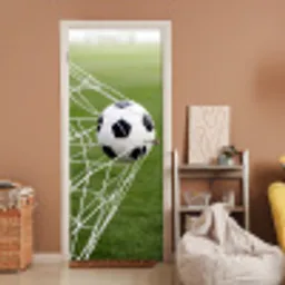 Voetbal - Goal - Net - Sport deurposter klein -sfeer1