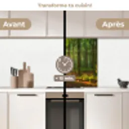 Zon - Bos - Bomen - Natuur - Herfst keuken achterwand 2 middel -voor-na2_FR