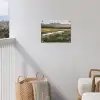 Berglandschap - Rivier - Bos tuinposter los doek klein -sfeer8
