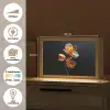 Bloem - Orchidee - Oranje Light Box met kabel (Tafellamp) klein -USP_websiteoverzichtNL