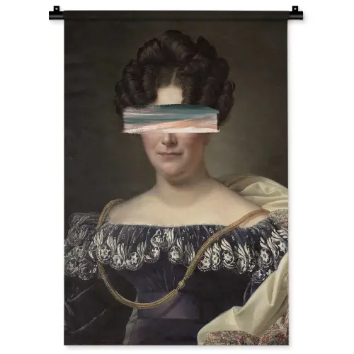 Johanna Henriette Engelen - Dubois Drahonet - Pastel Wandkleed katoen klein -zz3d