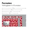 Modern - Abstract - Rood Muismat XXL klein 681 -sfeer5