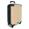 Abstract - Oranje golven NBS - Handbagage koffer - Kinderen Unisex middel -productfoto_3d