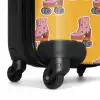 Retro disco rolschaatsen patroon kleurrijk NBS - Handbagage koffer - Volwassenen Unisex middel -wiel