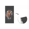 Tijger - Wilde dieren - Portret - Zwart - Dieren fotobehang vinyl groot -3d