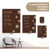 Bruin - Quote - Bloemen - Zomer tuinposter los doek klein -Xsfeer9_DE