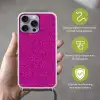 Vloeiend - Olie - Roze - Verf Hoesje iPhone 16 Pro Max met koord klein 804 -sfeer2_NL
