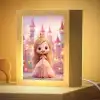 Prinses - Roze - Kasteel Light Box met kabel klein -zzzz_3d_website