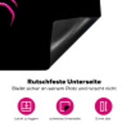Kreeft - Felroze - Stippen - Opvallend Inductie beschermer vinyl 3mm klein -zzzzzzz-lf-onderkant