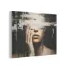 Hand - Gezicht - Strepen - Abstract PET vilt klein -3d