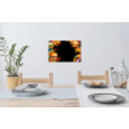 Fastfood - Graffiti - Hamburger - Eten - Modern Muursticker klein -eettafel