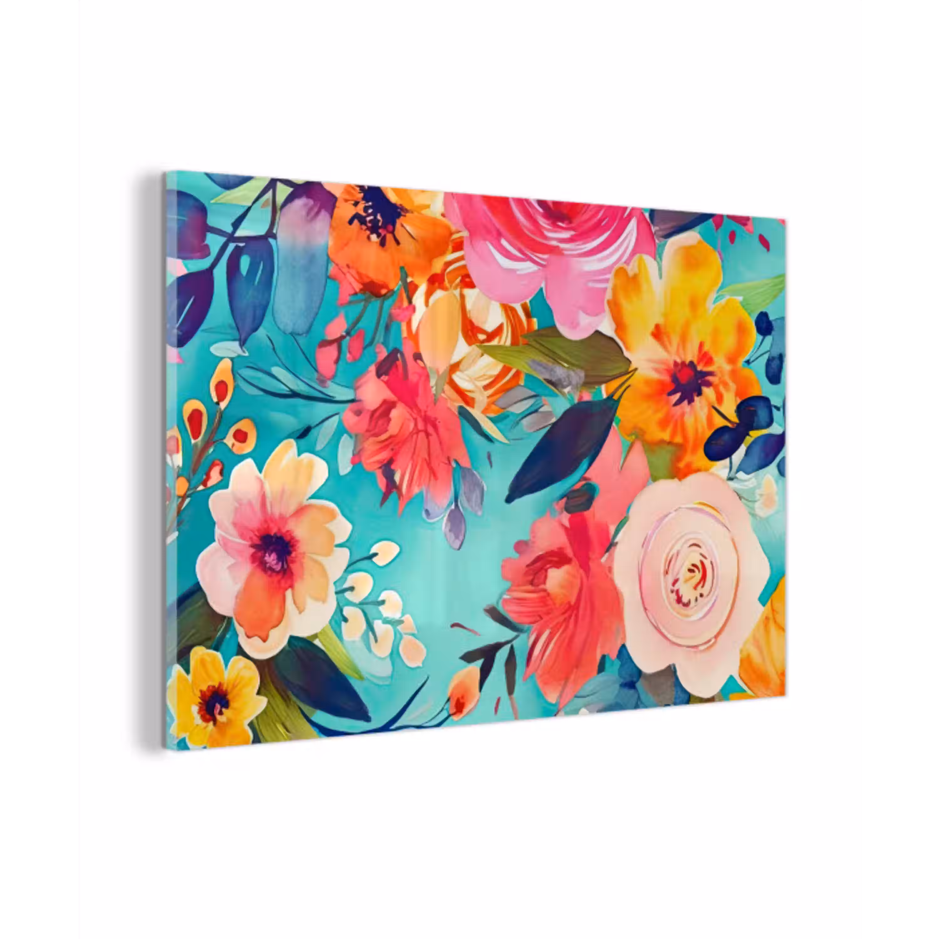 Bloemen - Olieverf - Kleurrijk - Natuur plexiglas 5mm klein -z3d