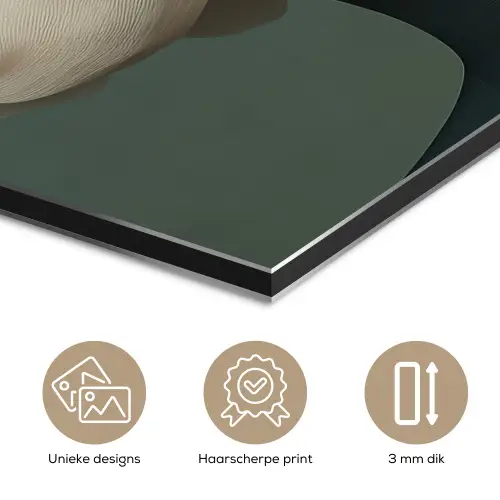 Hoed - Vrouw - Beige aluminium wit klein -closeup_NL