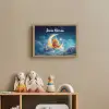 Knuffel - Monster - Maan - Wolken Light Box met batterij (Wandlamp kind) middel -sfeer2_kind