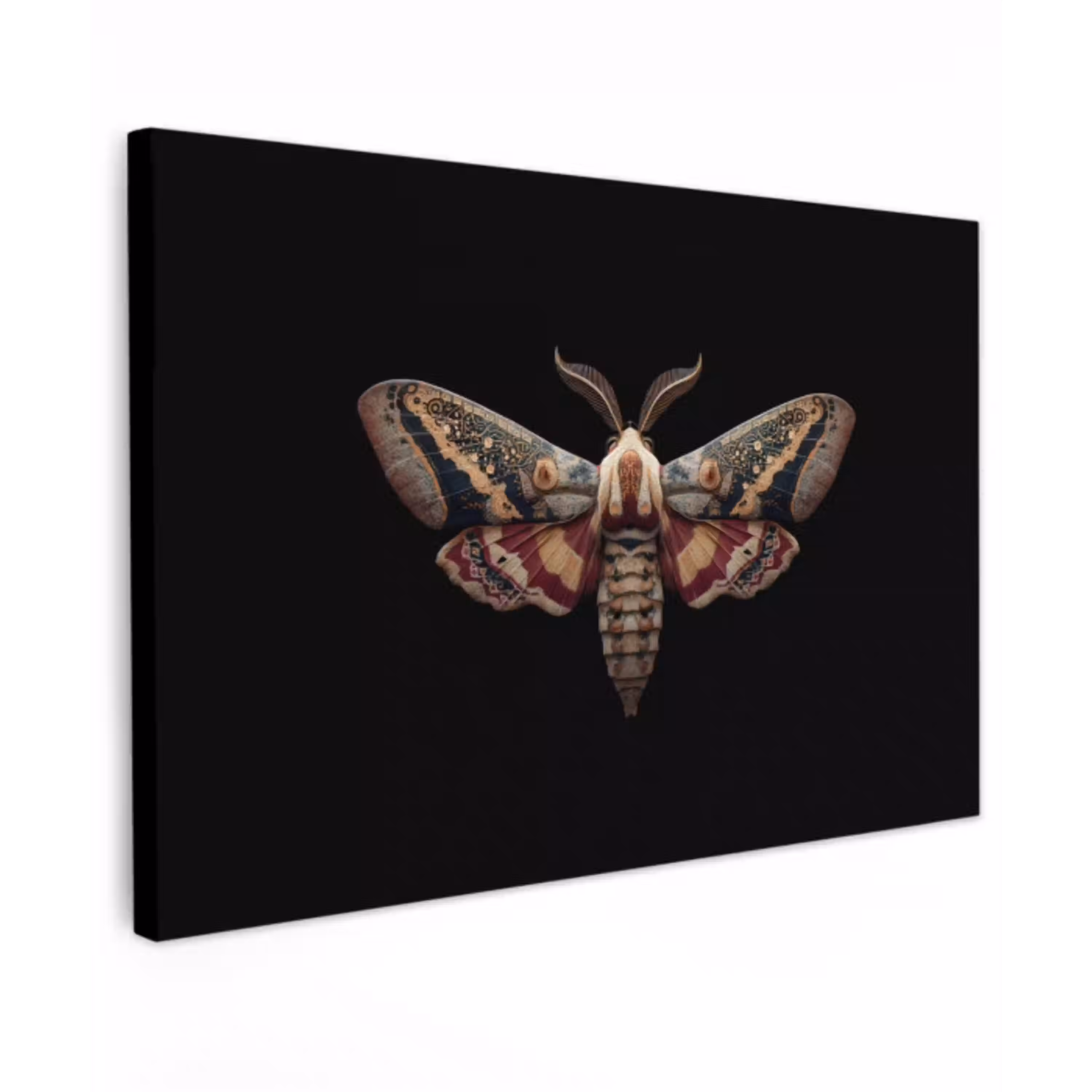 Mot - Oosterse patronen - Sierlijk canvas 2cm klein -z3d