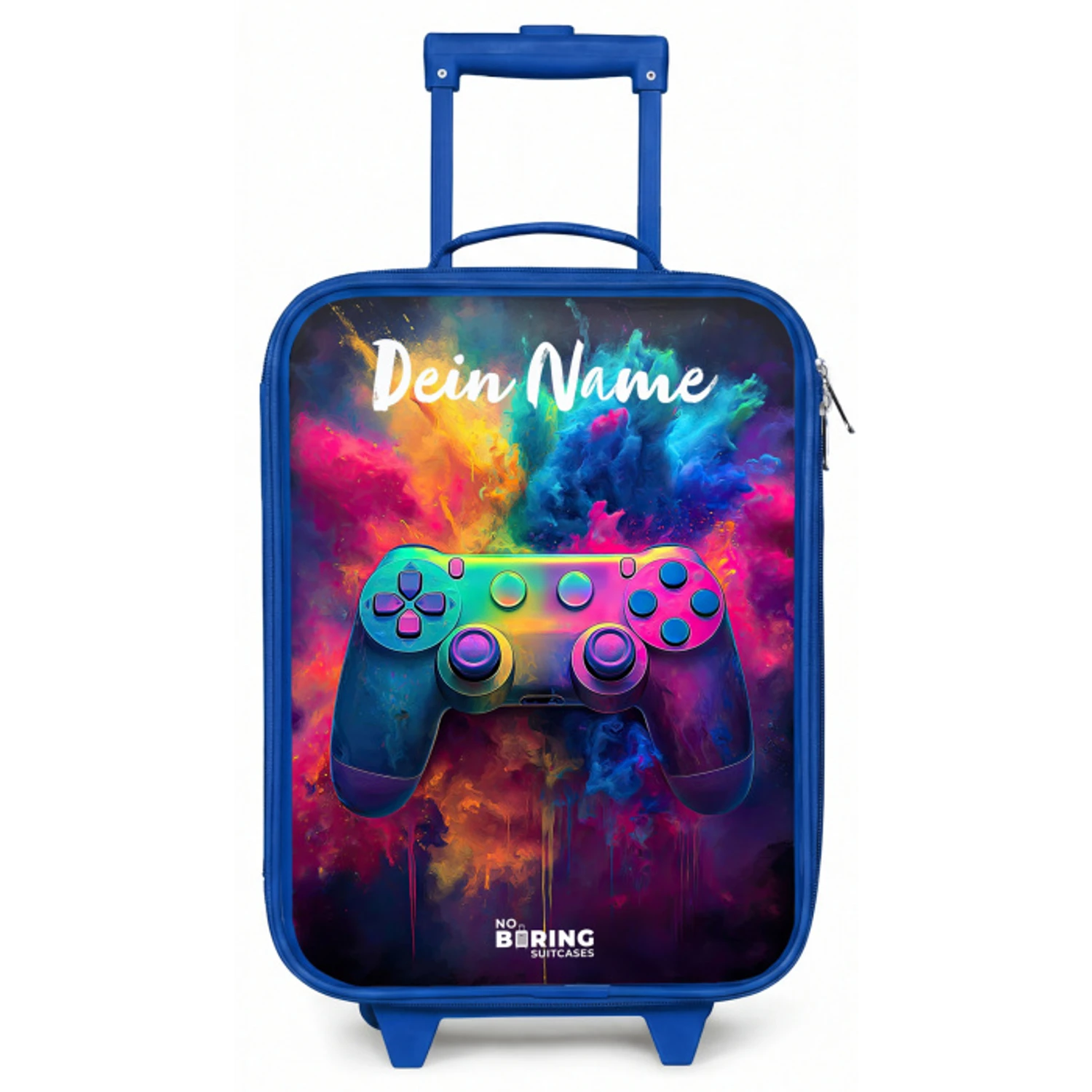 Game - Controller - Kleurrijk - Explosie Kinderkoffer - Blauw klein -zz3dotto