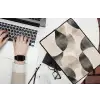 Grillige vormen - Subtiele overgangen - Dynamisch laptophoes neopreen klein -bureau