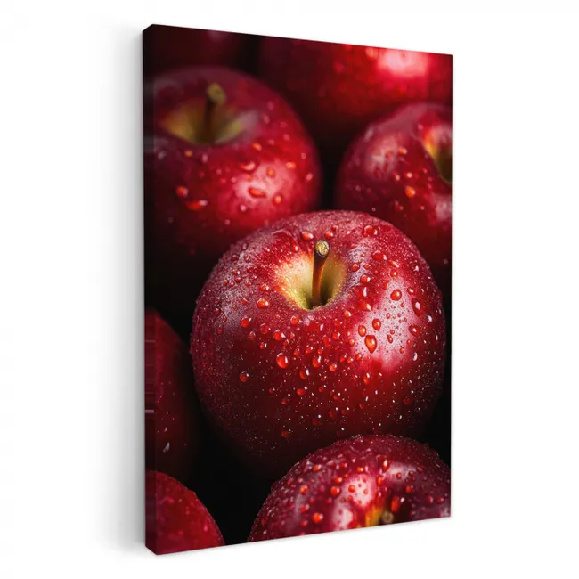 Rood - Appels - Fruit KitchenYeah - Keuken - Canvas klein -3d