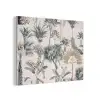Inductie afdekplaat - Vintage - Jungle - Dieren - Natuur - Inductie beschermer PET vilt klein -3d