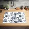 Jungle - Beplanting - Blauw Inductie beschermer vinyl 3mm klein 276 -sfeer5