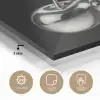 Kers - Luxueus - Metallic plexiglas 5mm klein -sfeer2