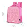 Roze hartjes patroon Kinderrugzak - Roze middel -productfoto_formaten