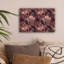 Vogels - Bladeren - Roze canvas 2cm klein 34 -sfeer1