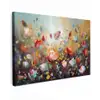 Bloemen - Kunst - Natuur - Olieverf canvas 2cm klein -z3d