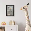 Strobloemen - Wit - Daglicht fotolijst zwart zonder passe partout klein -usfeer4_kinderkamer