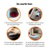 Today is a good day - Rood - lichtblauw Inductie beschermer vinyl 3mm klein -zzzzzzz-td-werking