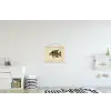 Vis - Tropisch - Strepen - Vinnen textielposter latten blank klein -kinderkamer