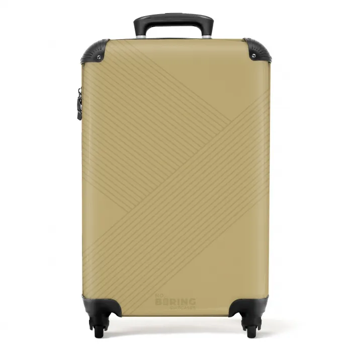 Minimal - Kruisende lijnen op NBS - Handbagage koffer - Unisex middel -productfoto_recht