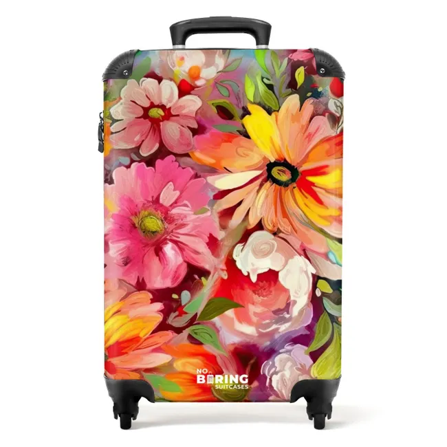 Koffer - Bloemen - Kunst - Schilderij - Botanisch