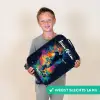 Neon - Voetballer - Kleurrijk Kinderkoffer - Zwart klein -sfeer4_NL