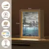 New York - Skyline - Stad - Blauw Light Box met kabel (Tafellamp) klein -USP_websiteoverzichtNL