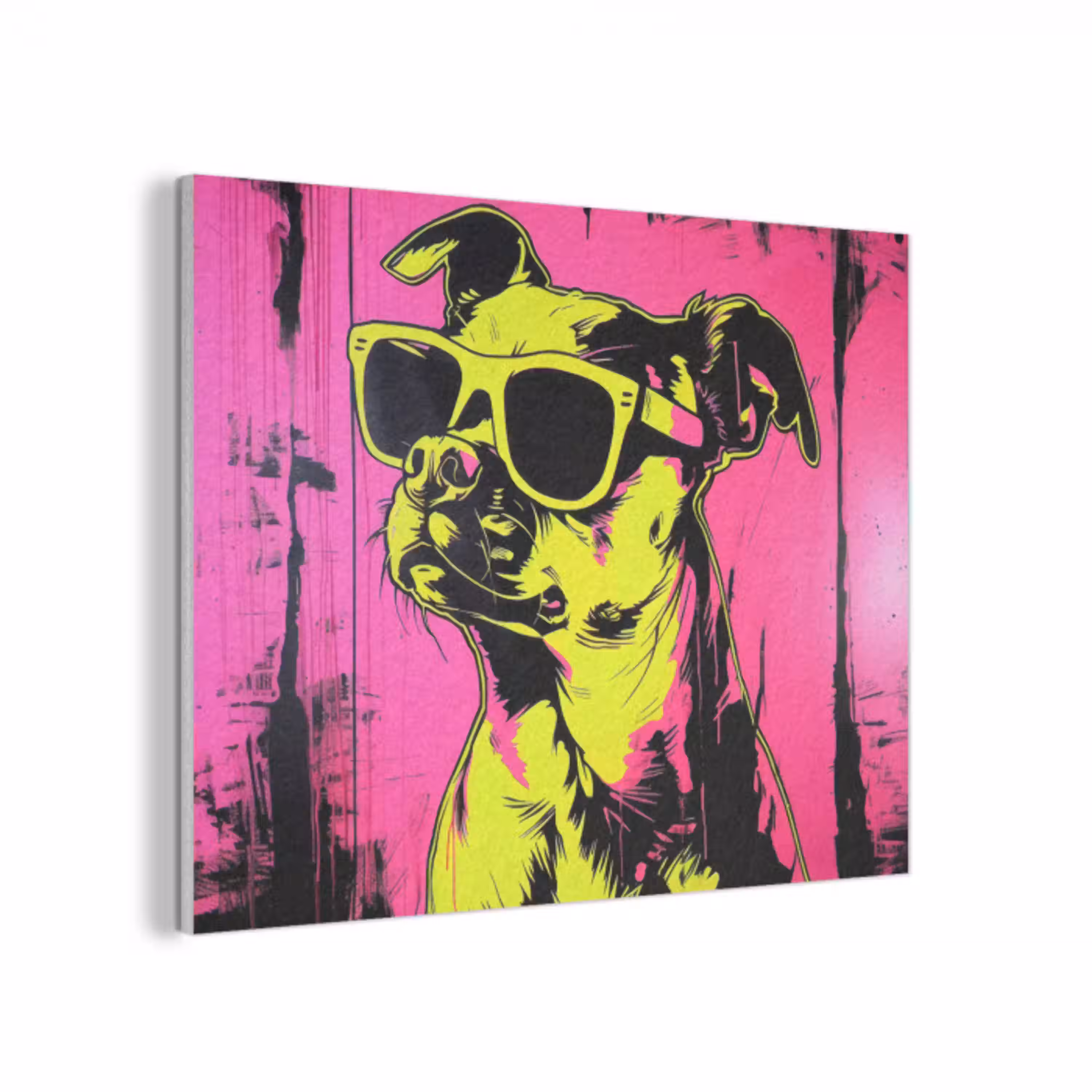 Hond - Zonnebril - Roze - Art PET vilt klein -3d